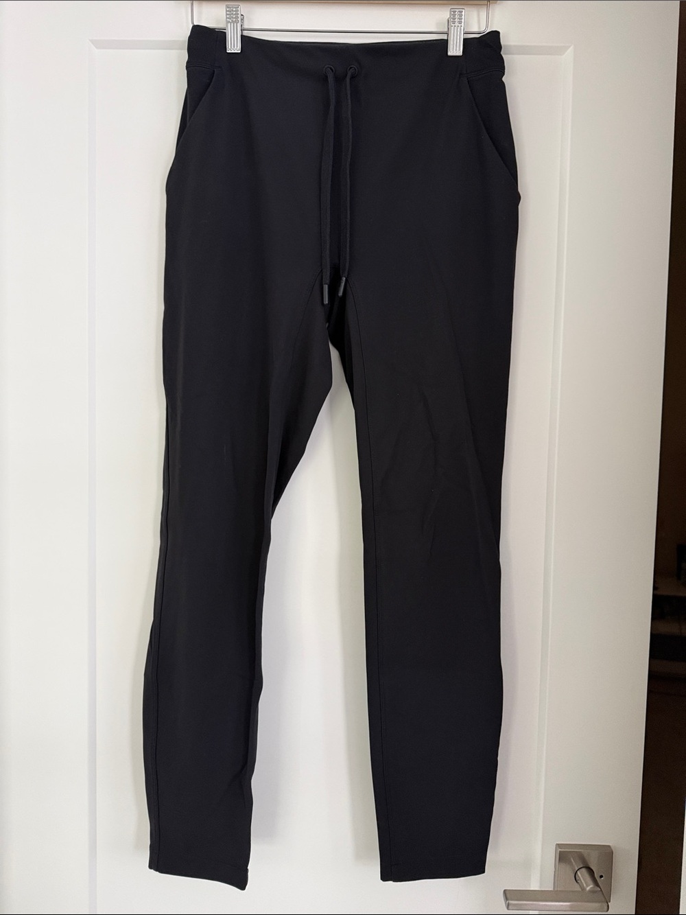 lululemon athletica Black Drawstring Tapered Leggings
